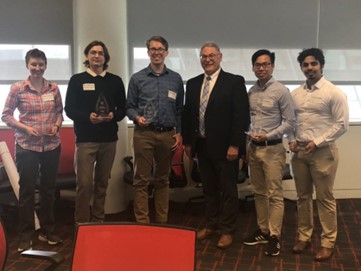 SS2023 SRIDE Fellows (l-r) R. Gilligan, M. Nikolaneko, N. Steffen, Professor Doarn, R. Nguyen and P. Adhikari